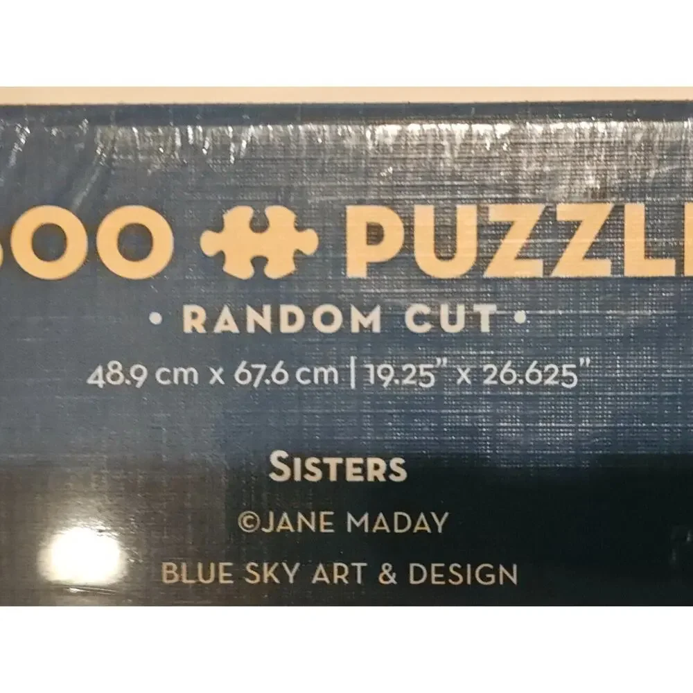 Cobble Hill Sisters 500 Piece Jigsaw Puzzle By Jane Maday Sealed New Cats Kitten